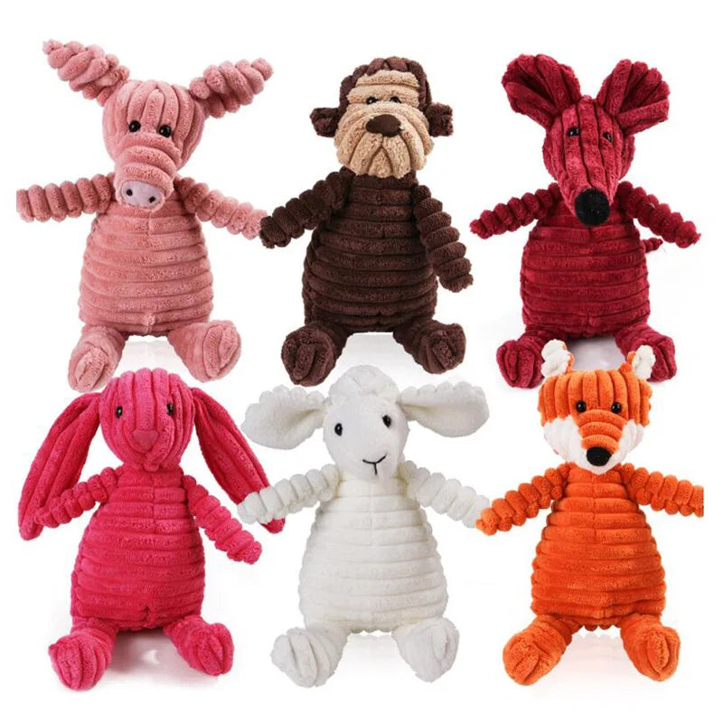 Plush Animal Shaped Dog Toy