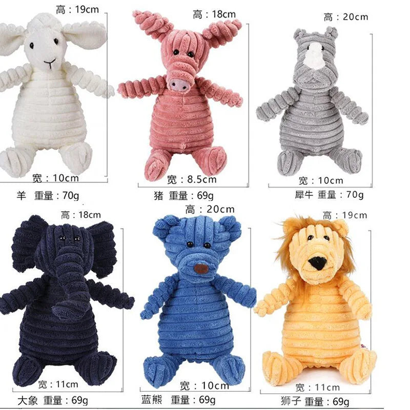 Plush Animal Shaped Dog Toy