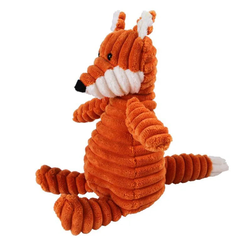 Plush Animal Shaped Dog Toy
