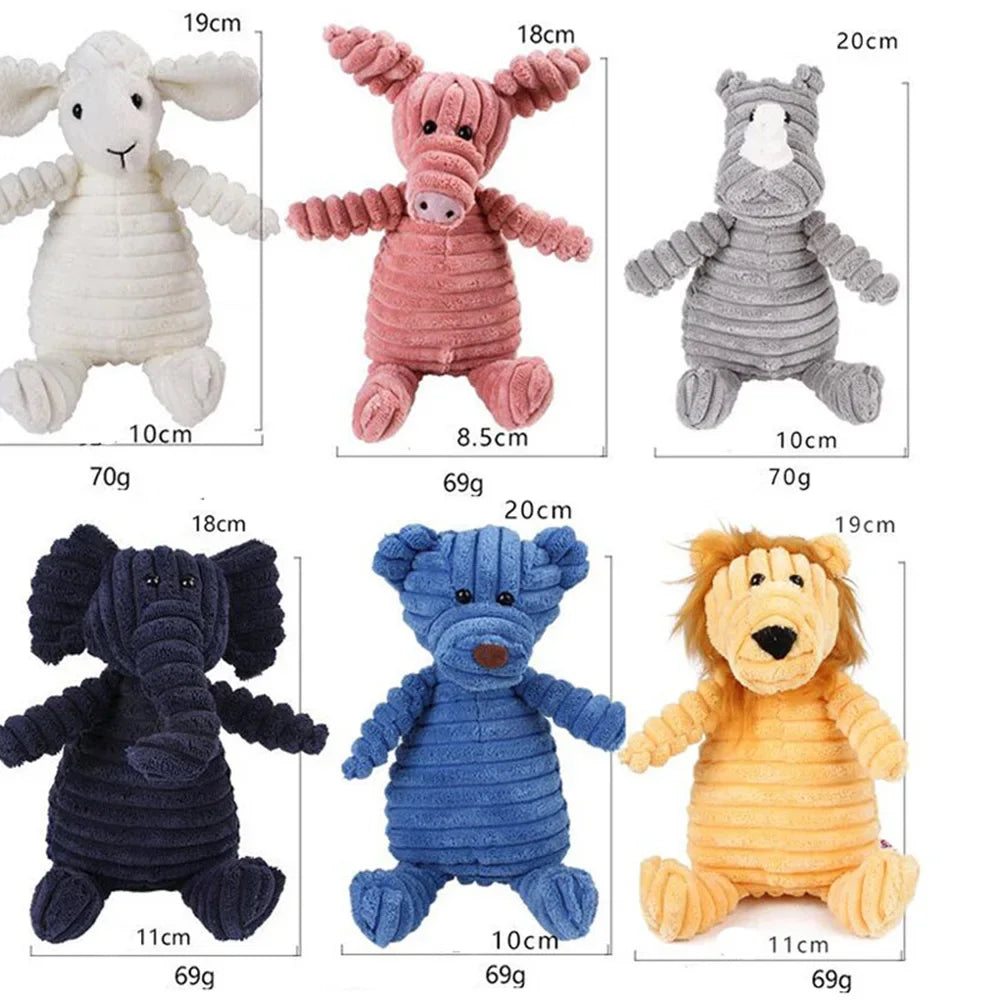 Plush Animal Shaped Dog Toy