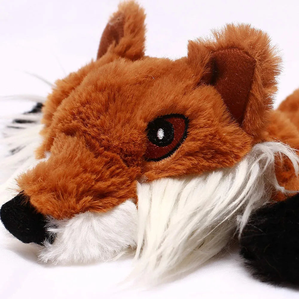 STUFFINGLESS Animal Shaped Dog Toy with Squeakers