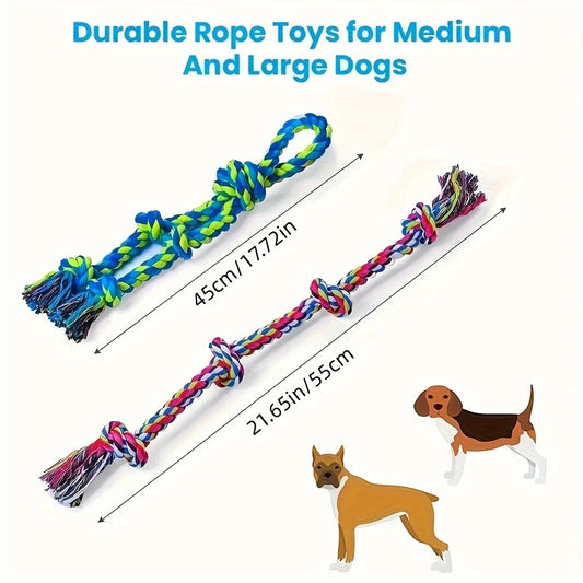 Durable Tug Of War Knot Dog Toy