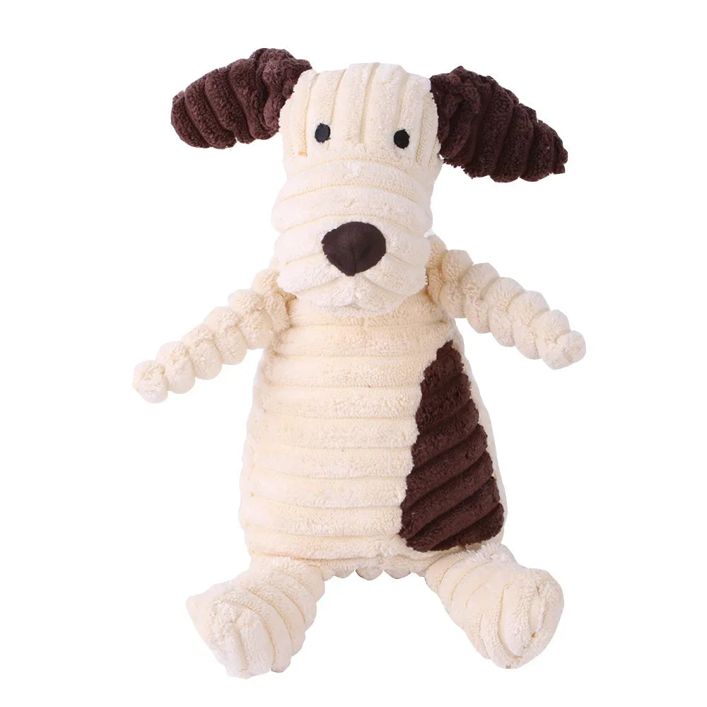 Plush Animal Shaped Dog Toy