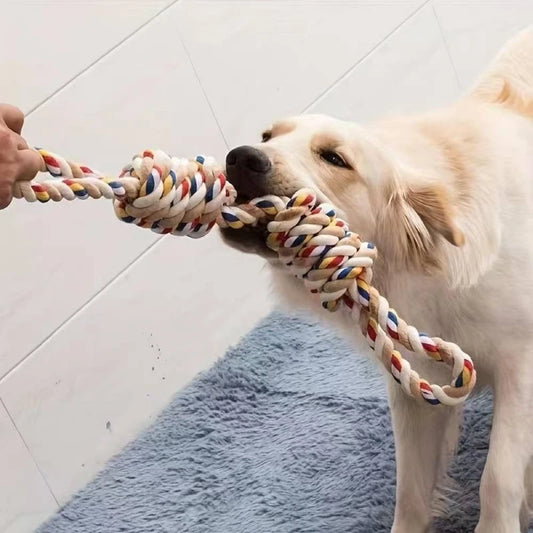 45cm DURABLE TEETH-CLEANING ROPE TOY FOR DOGS