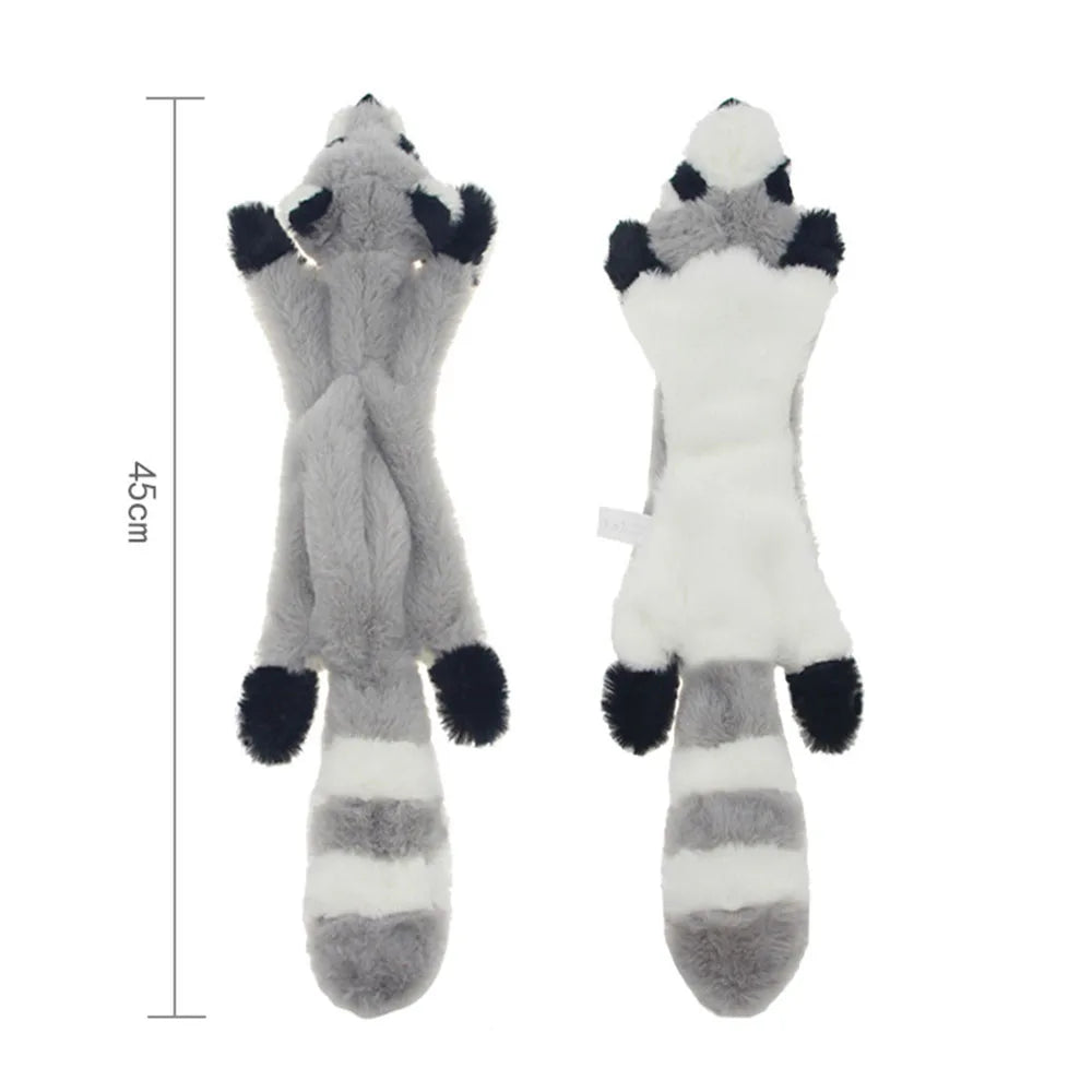 STUFFINGLESS Animal Shaped Dog Toy with Squeakers