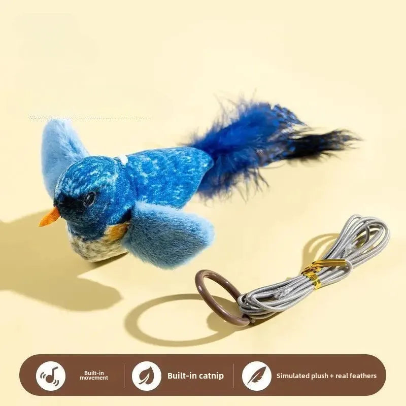 INDOOR INTERACTIVE BIRD TOY W/ REALISTIC SOUNDS