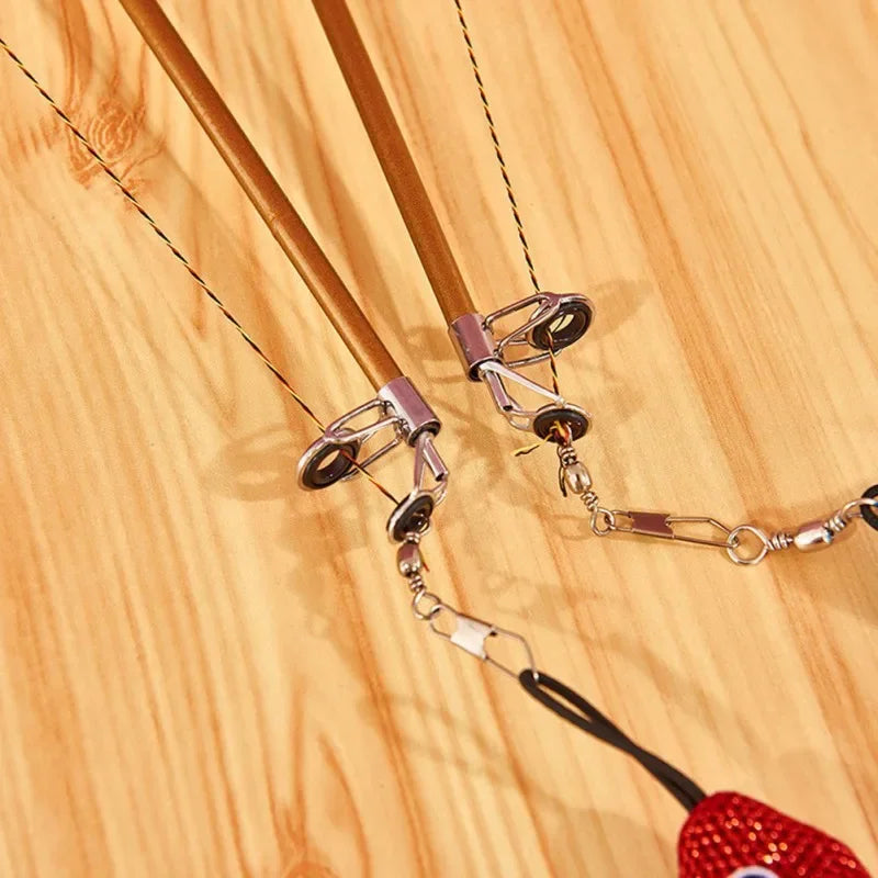 RETRACTABLE FISHING ROD CAT TOY