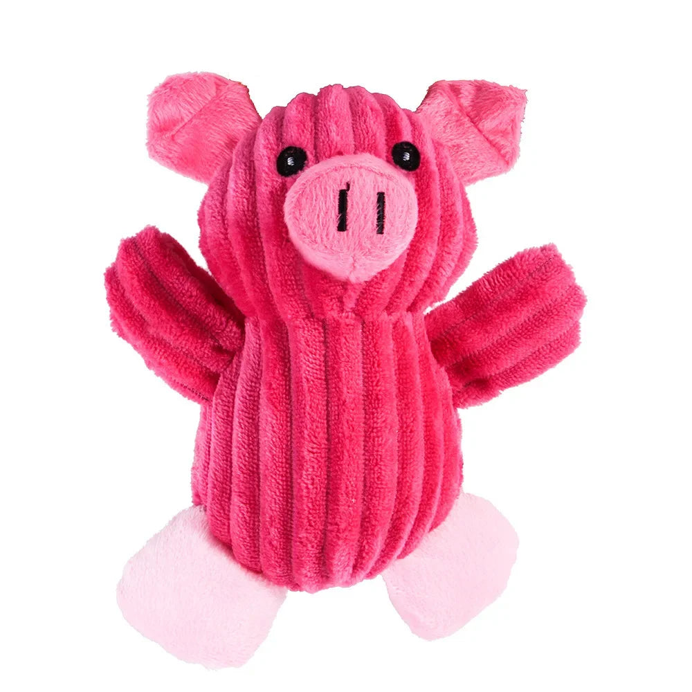 Plush Animal Shaped Dog Toy