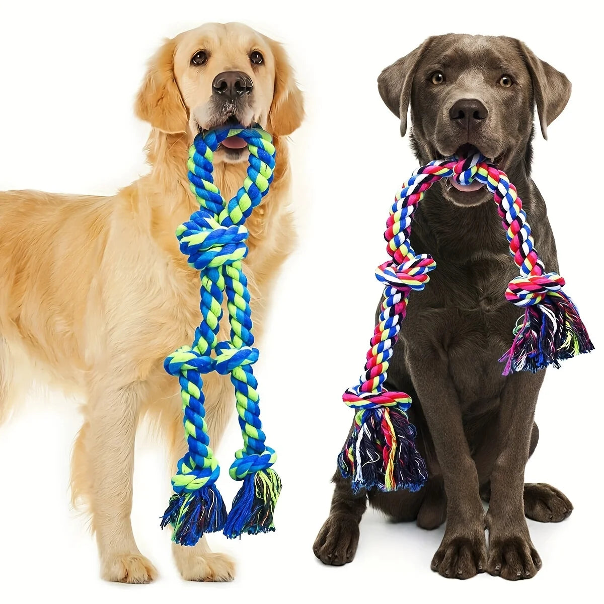 Durable Tug Of War Knot Dog Toy