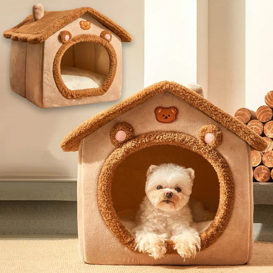 FOLDABLE CAT HOUSE - WASHABLE