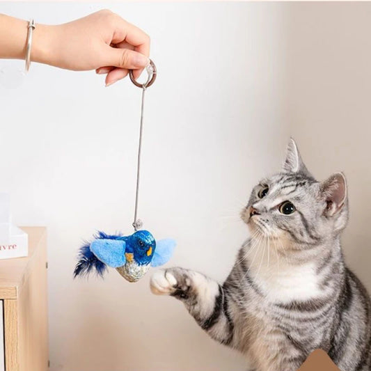 INDOOR INTERACTIVE BIRD TOY W/ REALISTIC SOUNDS