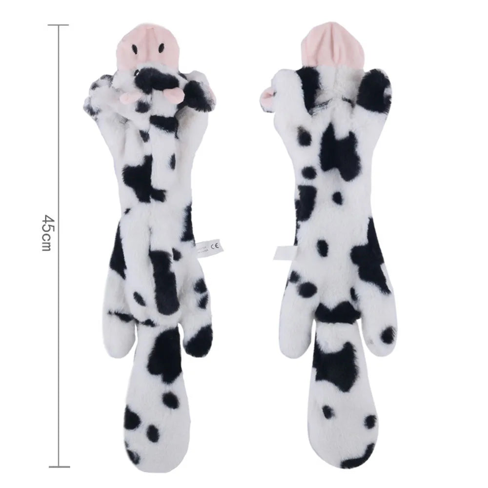 STUFFINGLESS Animal Shaped Dog Toy with Squeakers