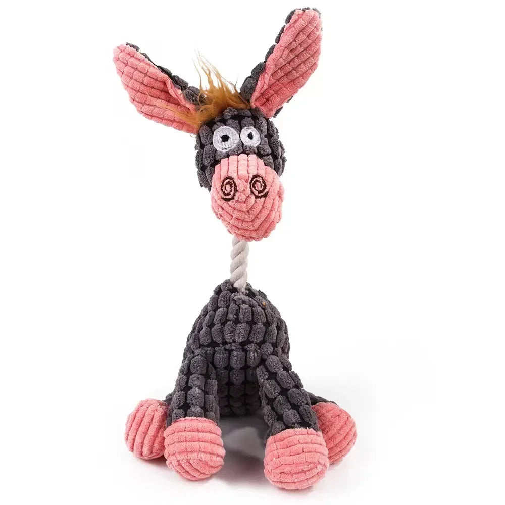 Plush Animal Shaped Dog Toy