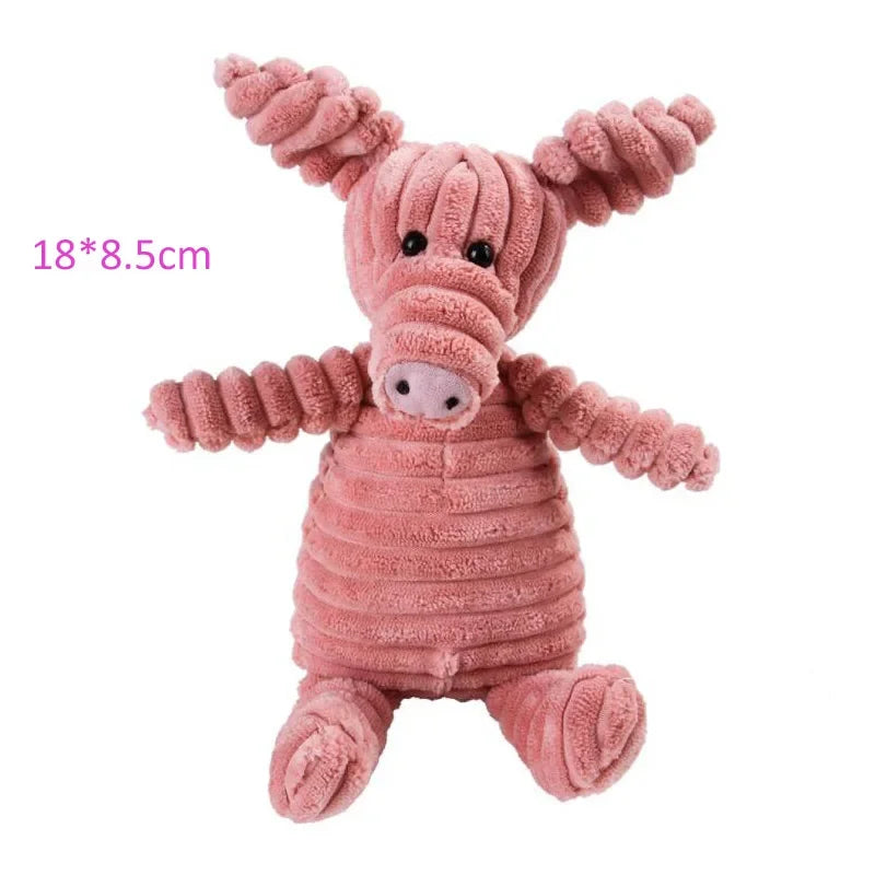 Plush Animal Shaped Dog Toy