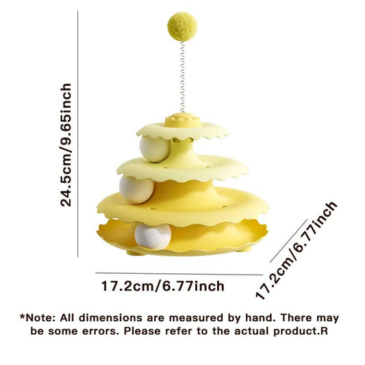 1pc CAT TURNTABLE SELF-ENTERTAINMENT