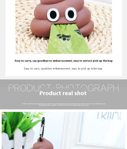 POOP EMOJI DOG BAG DISPENSER