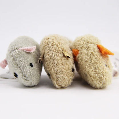 3Pcs SIMULATION MOUSE CAT TOY - BITE RESISTANCE