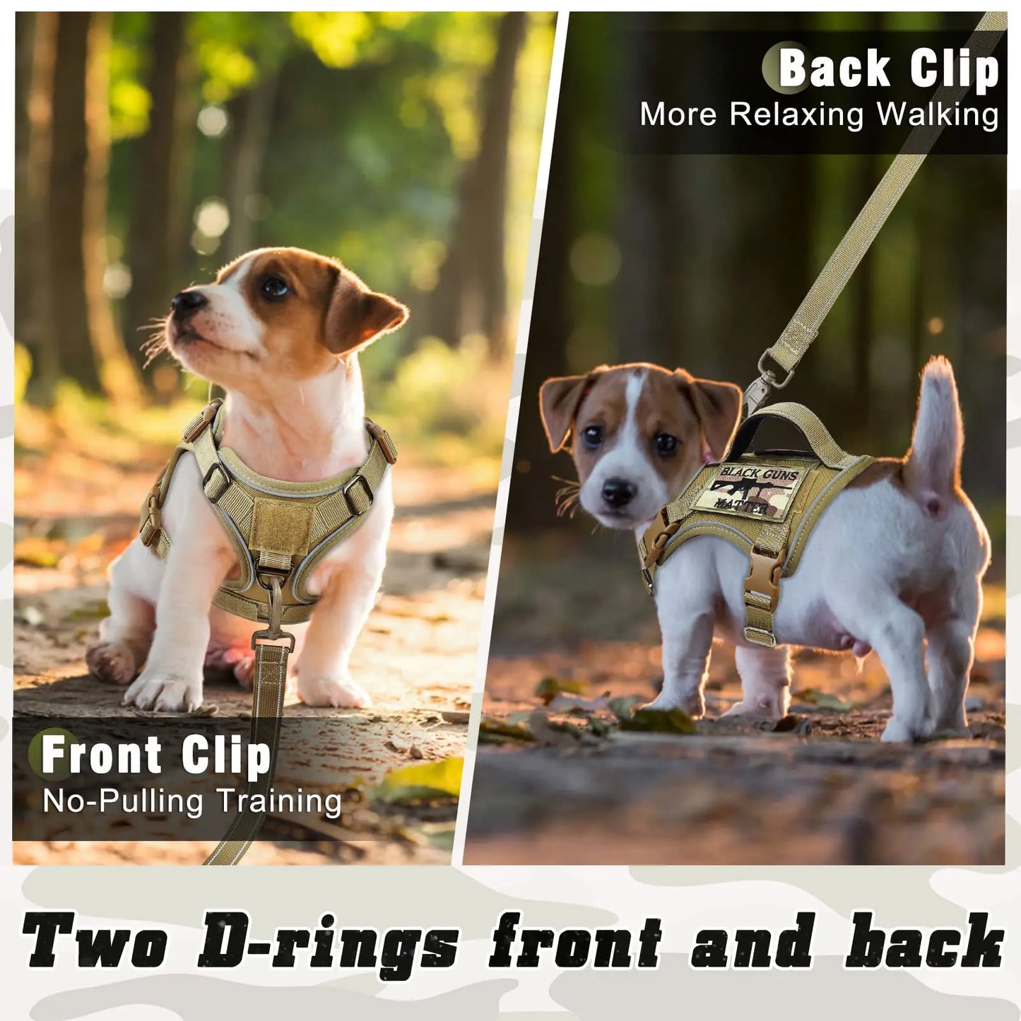 TACTICAL DOG HARNESS FOR SMALL DOGS