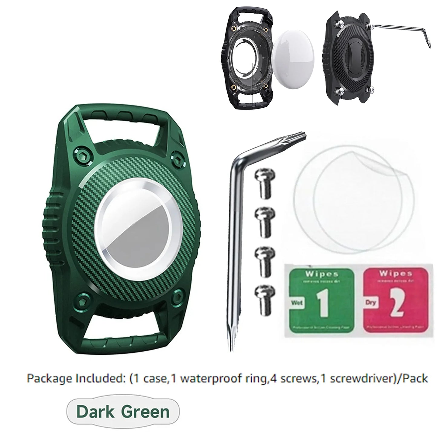 WATERPROOF AIRTAG HOLDER FOR DOG COLLAR