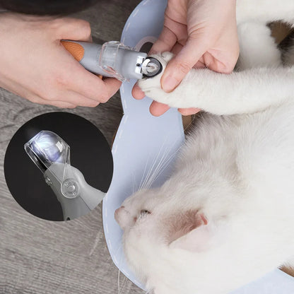 PROFESSIONAL PET NAIL CLIPPERS - LED LIGHT