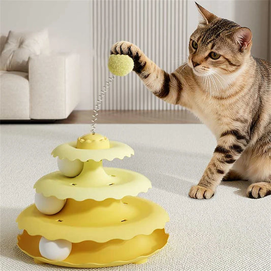 1pc CAT TURNTABLE SELF-ENTERTAINMENT