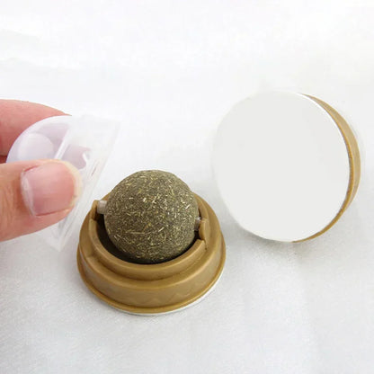 1-10PC PET CATNIP EDIBLE BALL