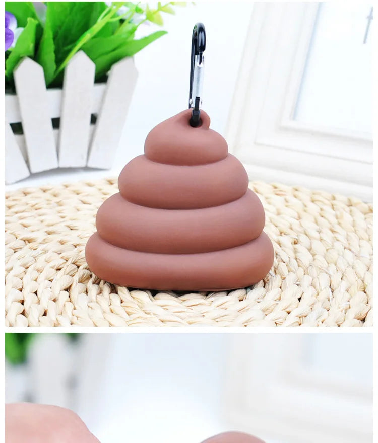 POOP EMOJI DOG BAG DISPENSER