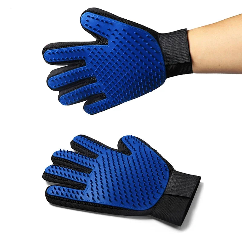 SILICONE PET GROOMING GLOVES
