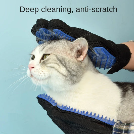 SILICONE PET GROOMING GLOVES
