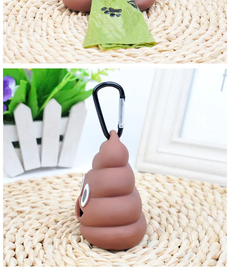 POOP EMOJI DOG BAG DISPENSER