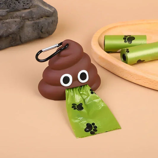 POOP EMOJI DOG BAG DISPENSER