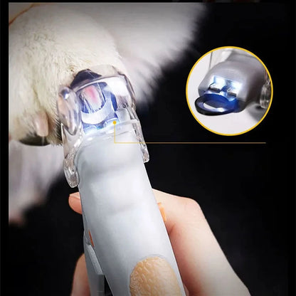 PROFESSIONAL PET NAIL CLIPPERS - LED LIGHT