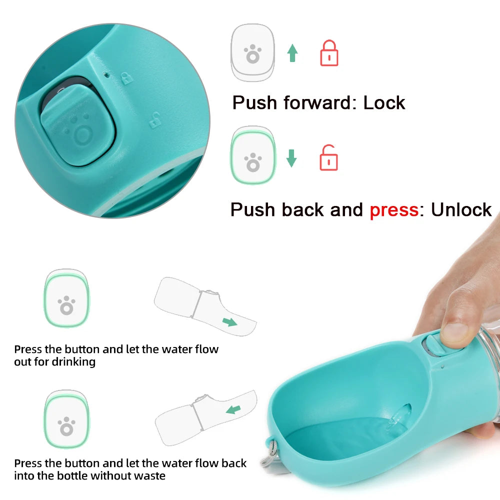 PORTABLE DOG WATER BOWL