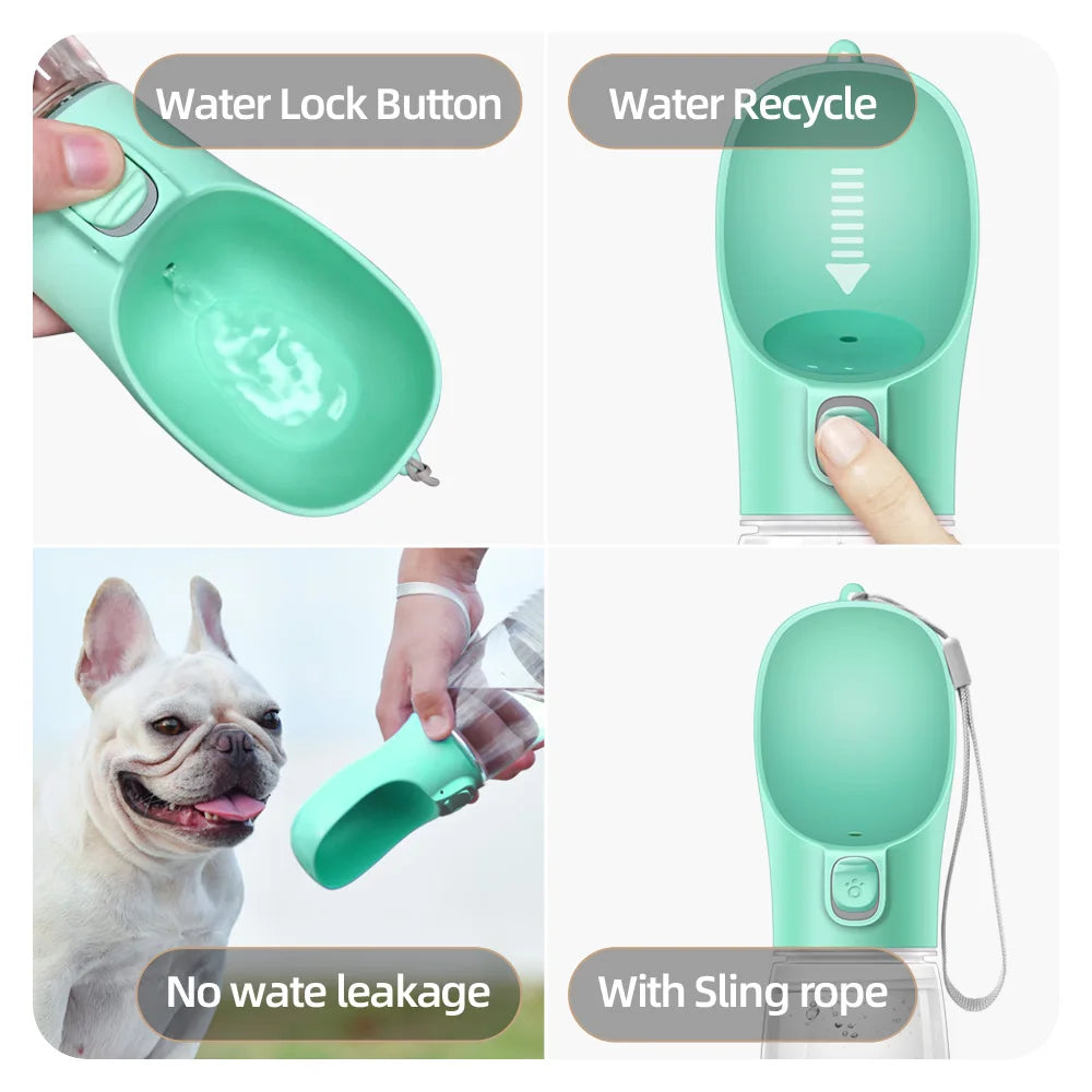 PORTABLE DOG WATER BOWL