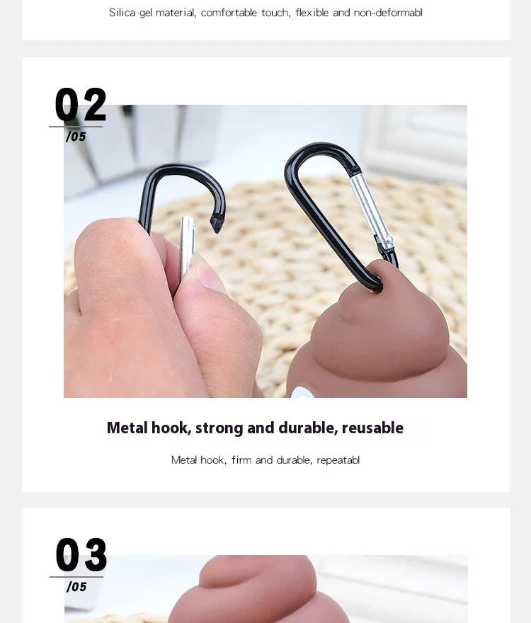 POOP EMOJI DOG BAG DISPENSER