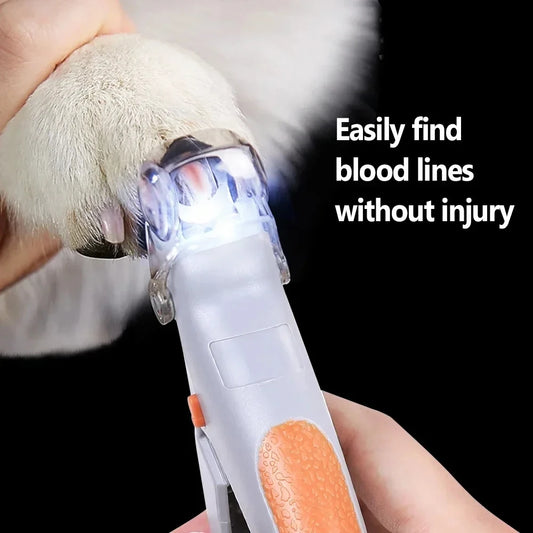 PROFESSIONAL PET NAIL CLIPPERS - LED LIGHT