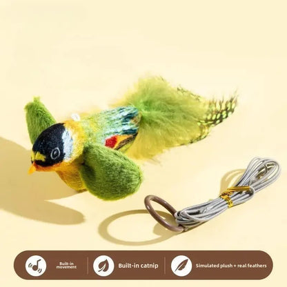 INDOOR INTERACTIVE BIRD TOY W/ REALISTIC SOUNDS