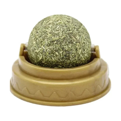 1-10PC PET CATNIP EDIBLE BALL