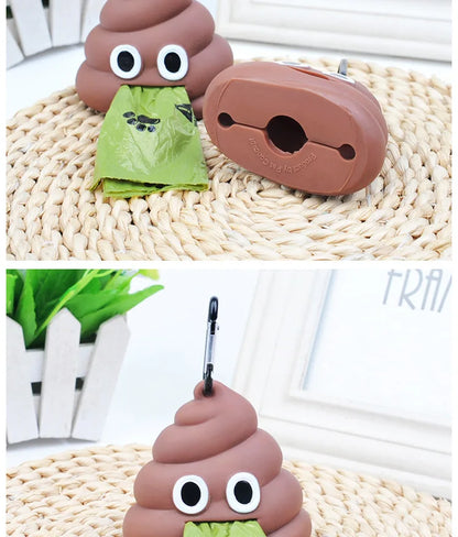 POOP EMOJI DOG BAG DISPENSER