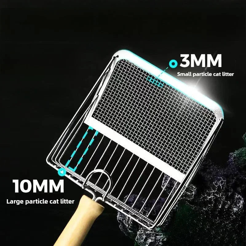 STAINLESS STEEL CAT LITTER SCOOP