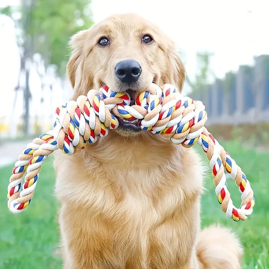 45cm DURABLE TEETH-CLEANING ROPE TOY FOR DOGS